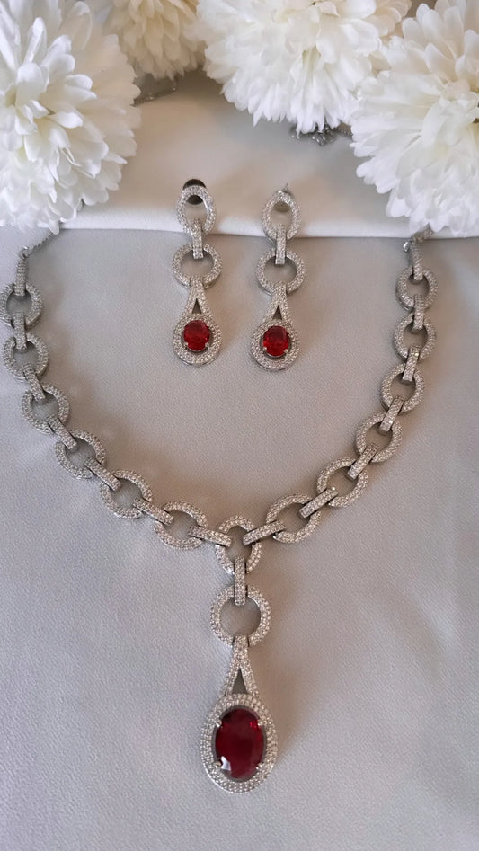 Crimson Link Diamond Set