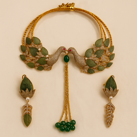 Enchanted Doves Necklace Set