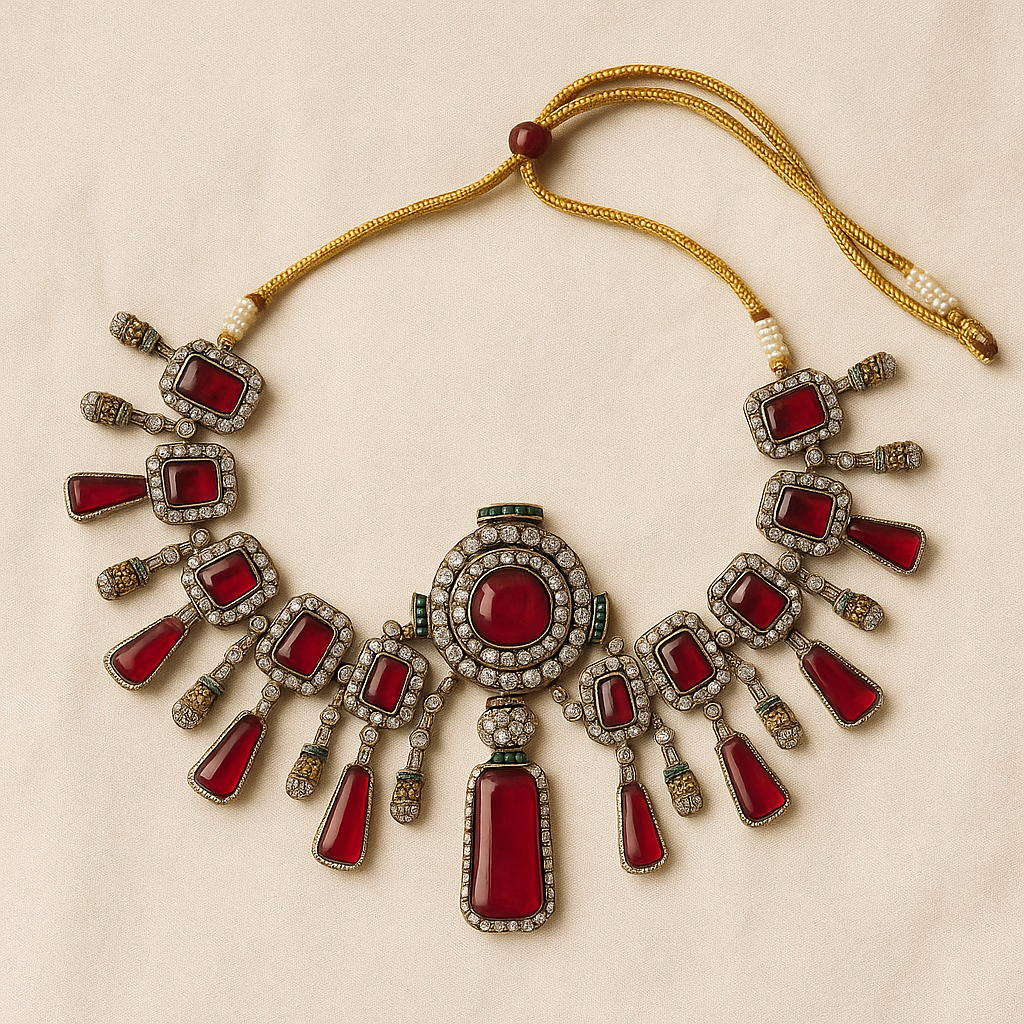 Imperial Ruby Heirloom Choker Set