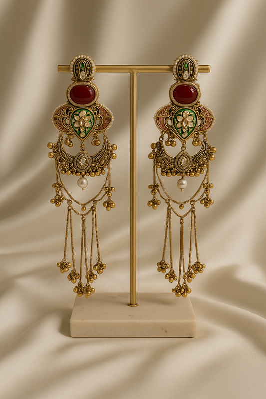 Mughal Charm Statement Earrings