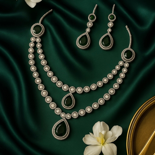Pearl Empress Emerald Set