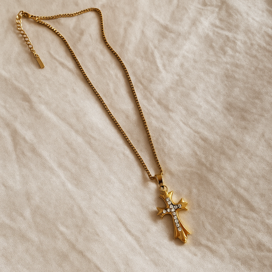 Regal Cross Pendant Necklace