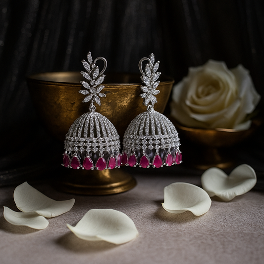 Ruby Raag Jhumkas
