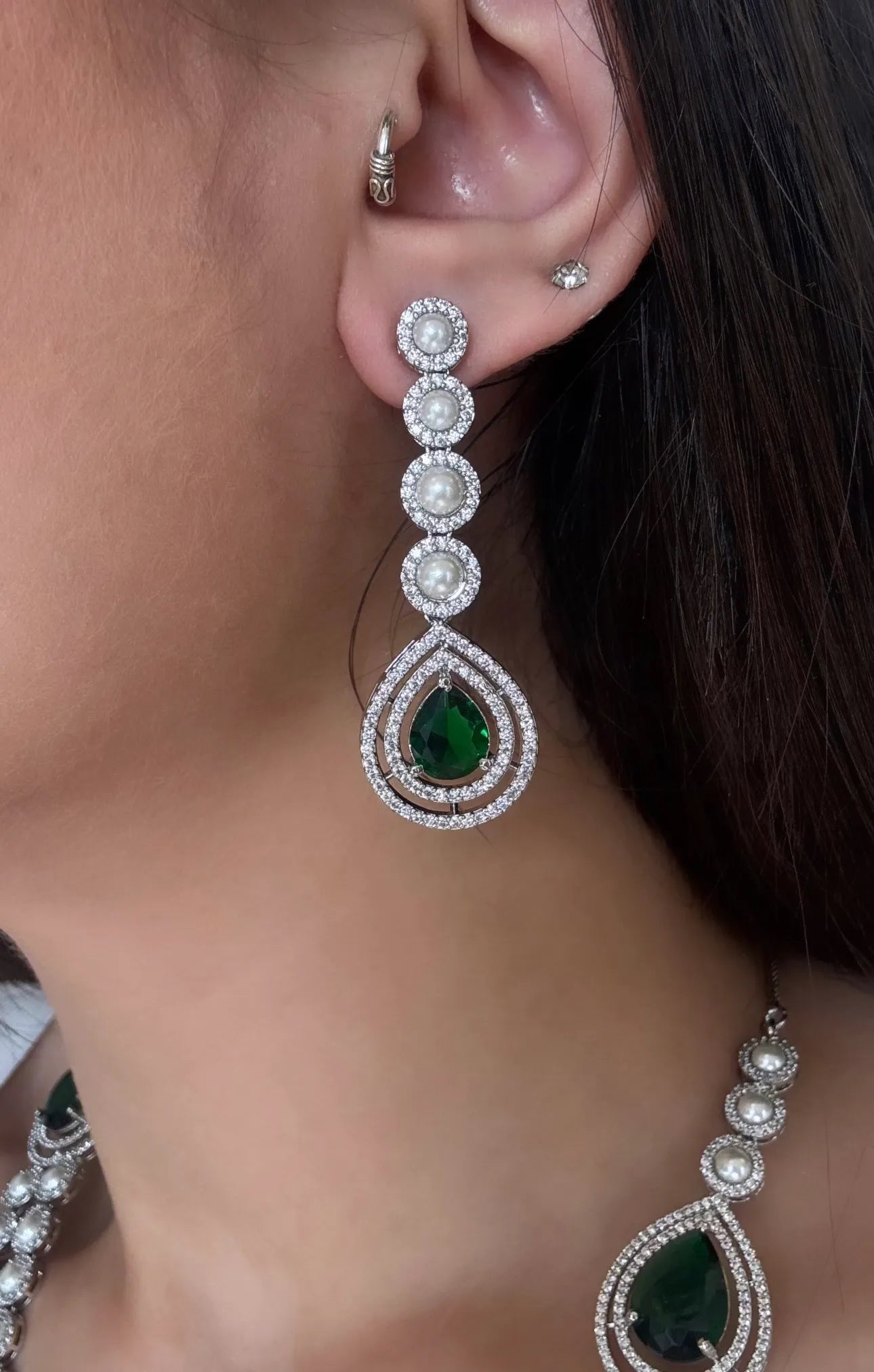 Pearl Empress Emerald Set