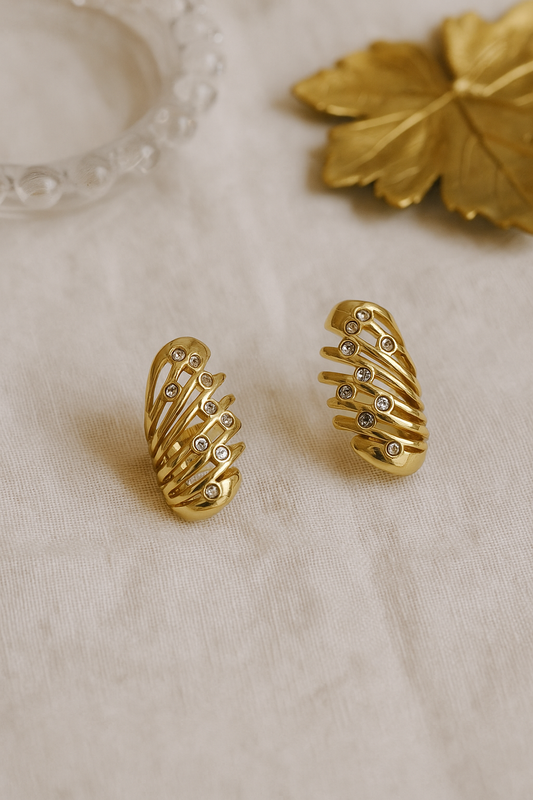 Galaxy Spiral Earrings