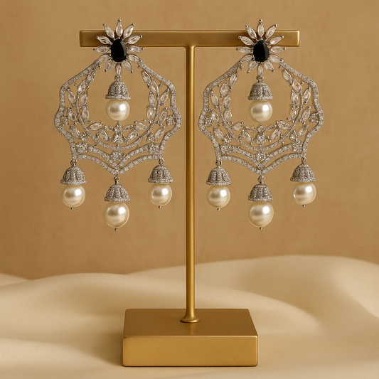 Noor Jhumka Diamond Chandeliers