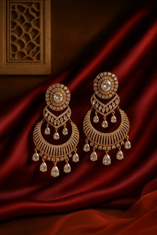 Celestial Diamond Chandelier Earrings