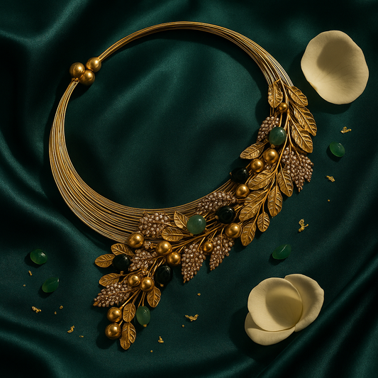 Enchanted Forest Necklace & Earrings Set