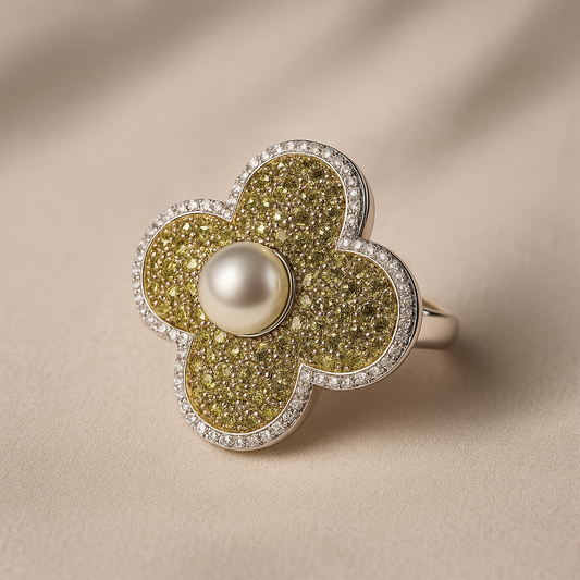 Aurelia Pearl Bloom Ring