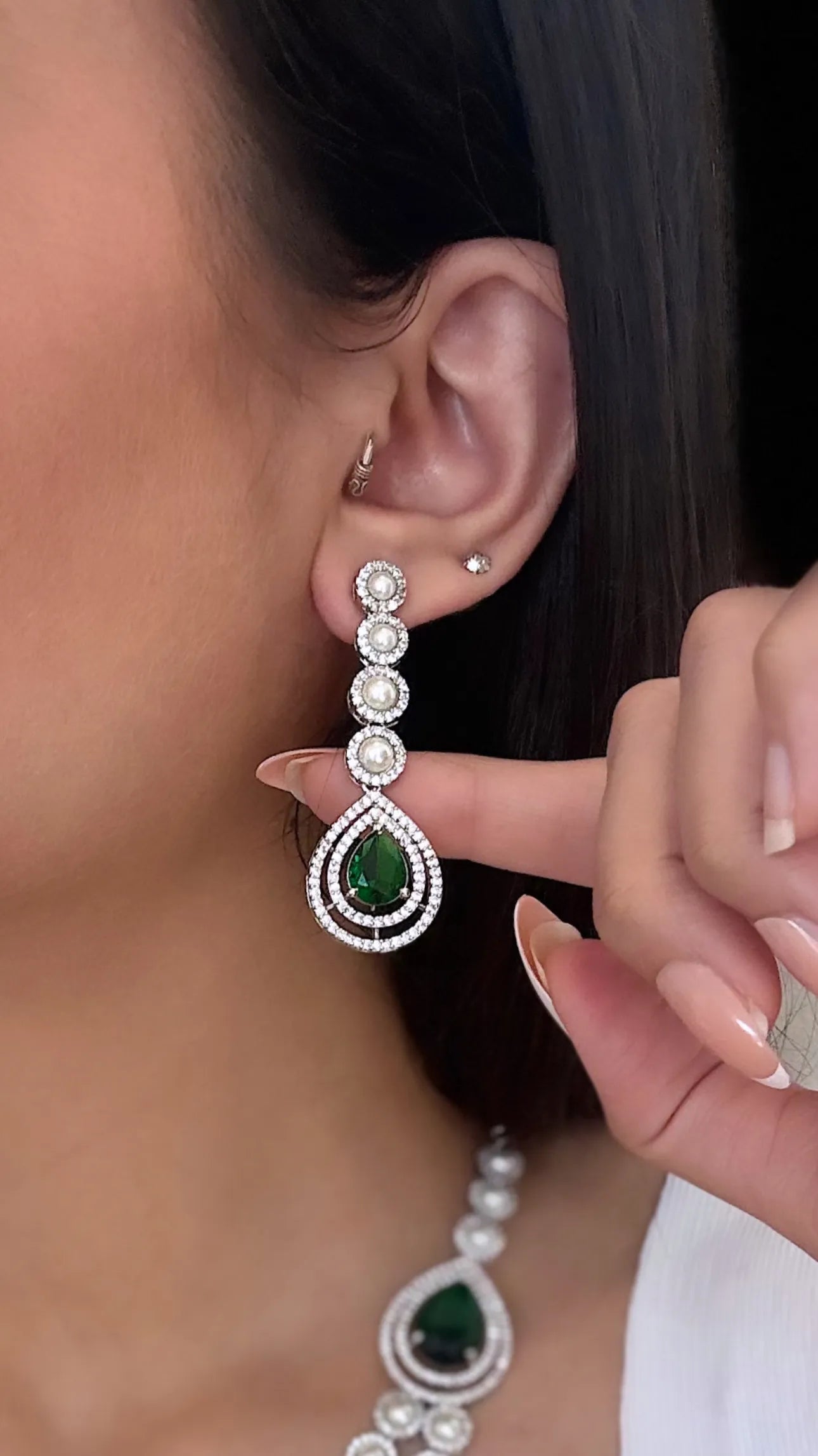 Pearl Empress Emerald Set