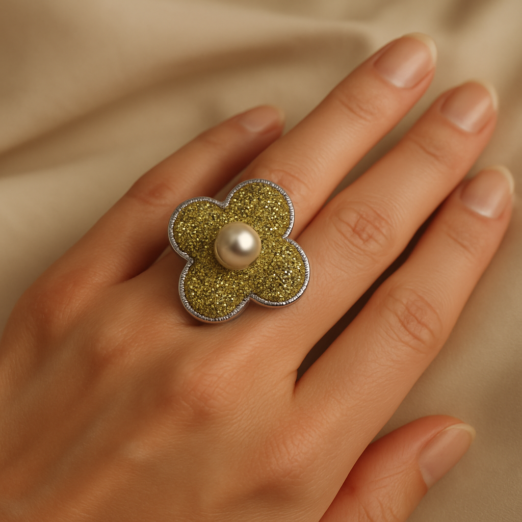 Aurelia Pearl Bloom Ring