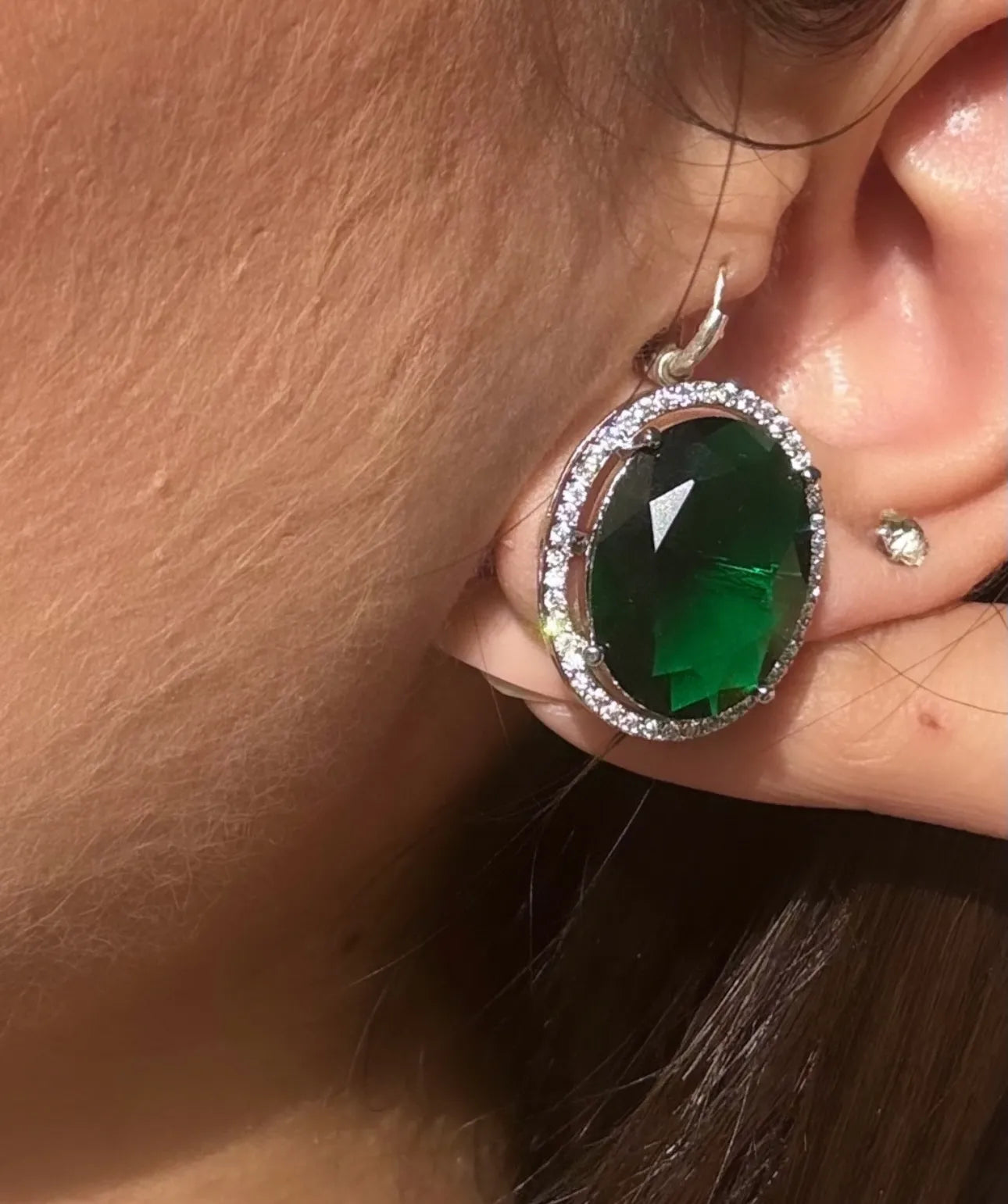 Emerald Aura Luxe Necklace Set