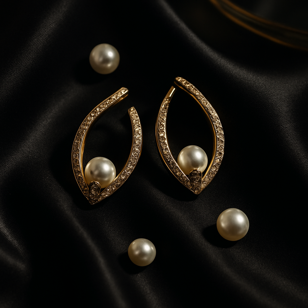 Pearl Radiance Drop Earrings