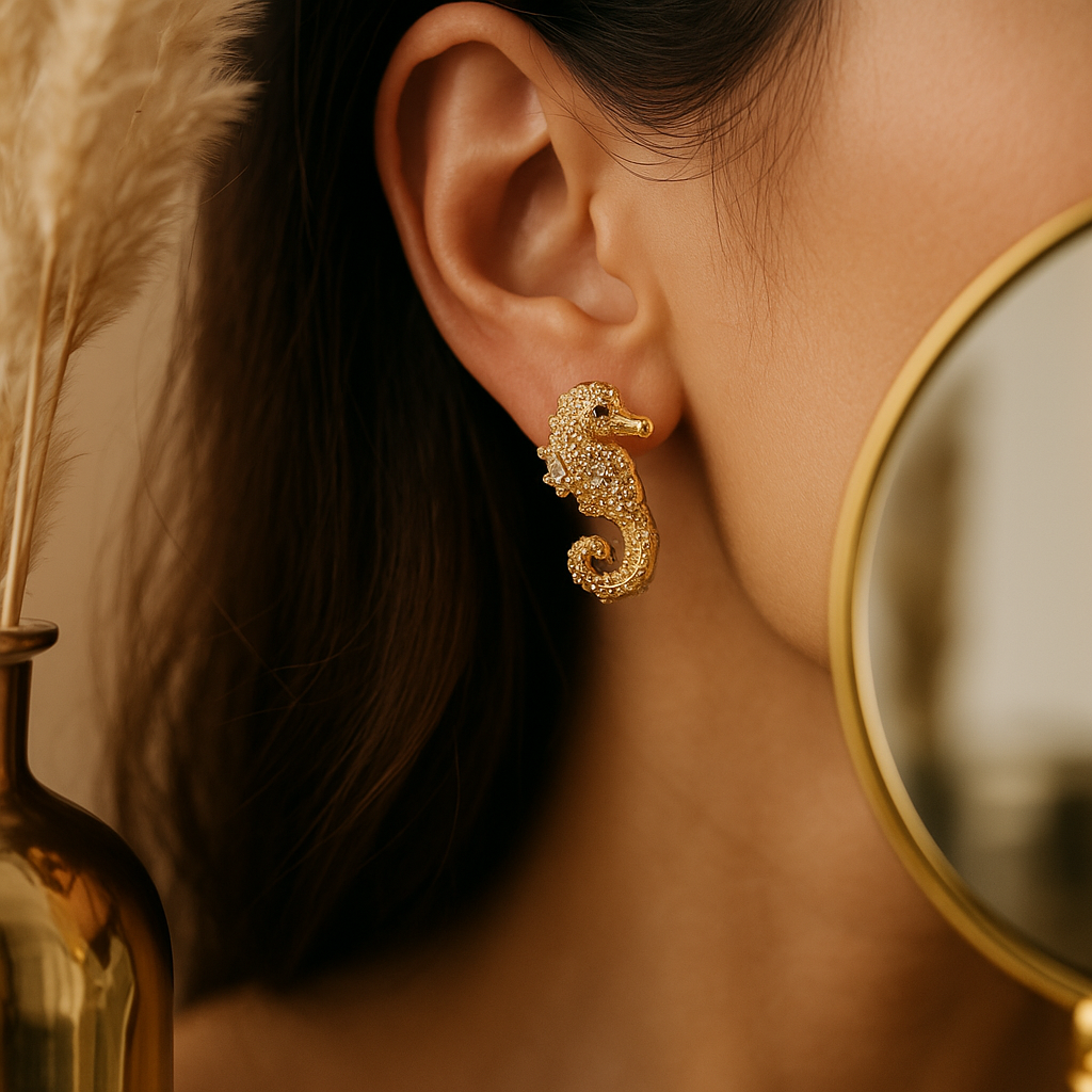 Marina Seahorse Earrings