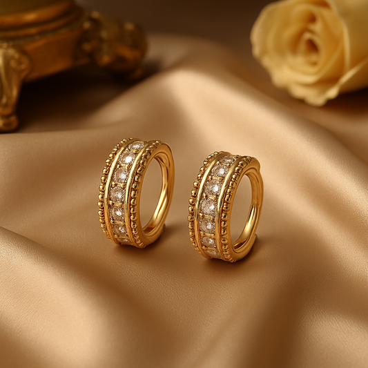 Samaira Luxe Diamond Hoops