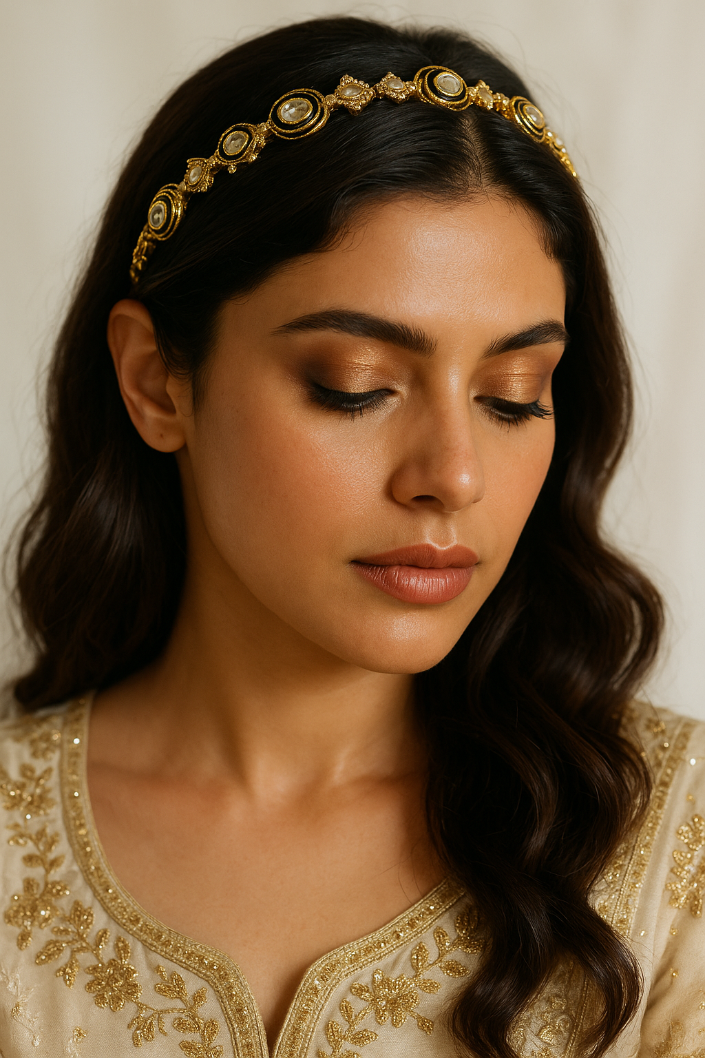 Kundan Headband
