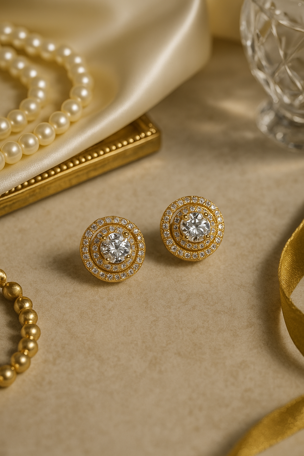 Aurelia Halo Earrings