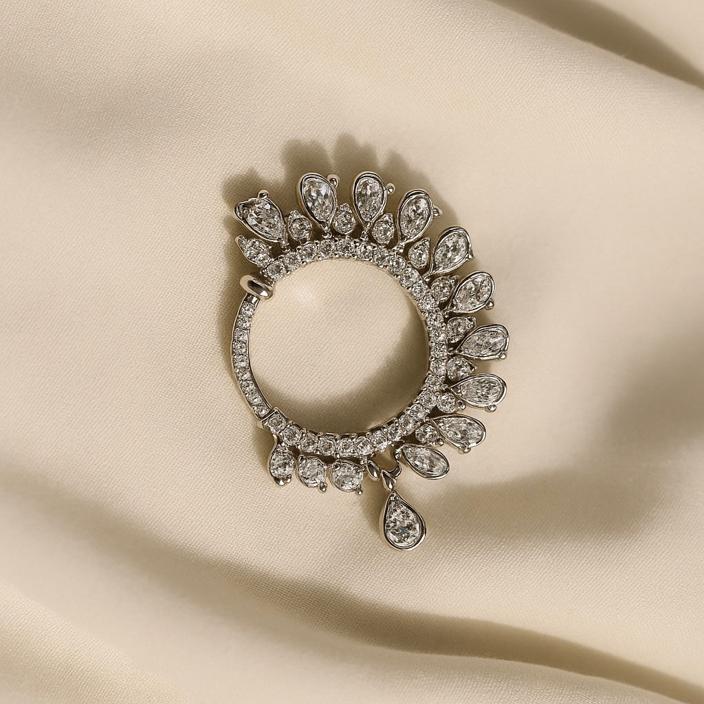 Diamond Glow Bridal Nath