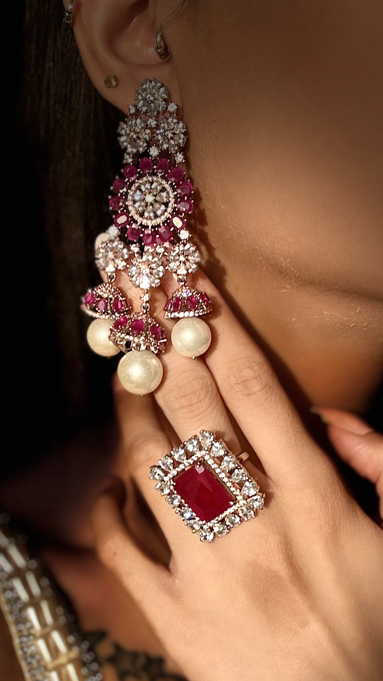 Noor-E-Ruby Danglers
