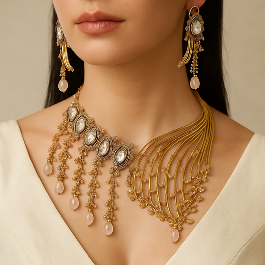 Ethereal Dual Harmony Necklace Set