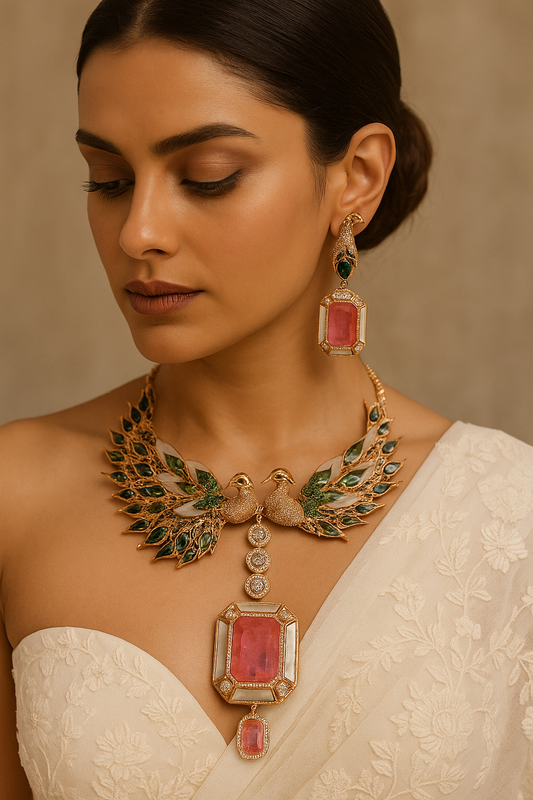 Majestic Peacock Harmony Necklace