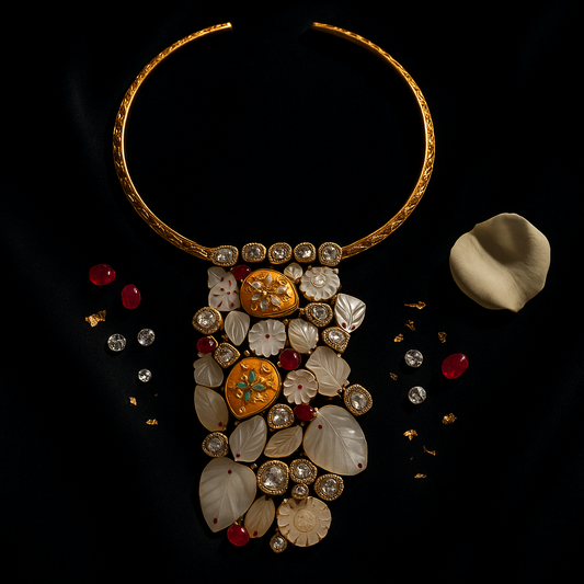 Enchanted Garden Mother of Pearl Necklace Set