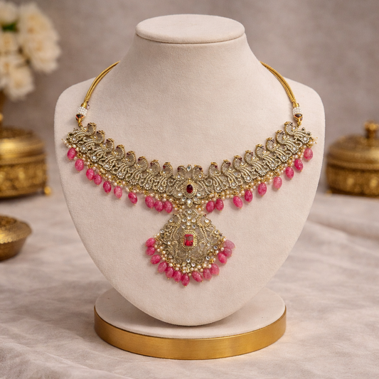 Ruby Meera Heritage Choker Set