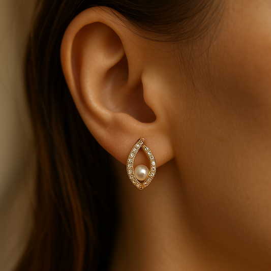 Pearl Radiance Drop Earrings