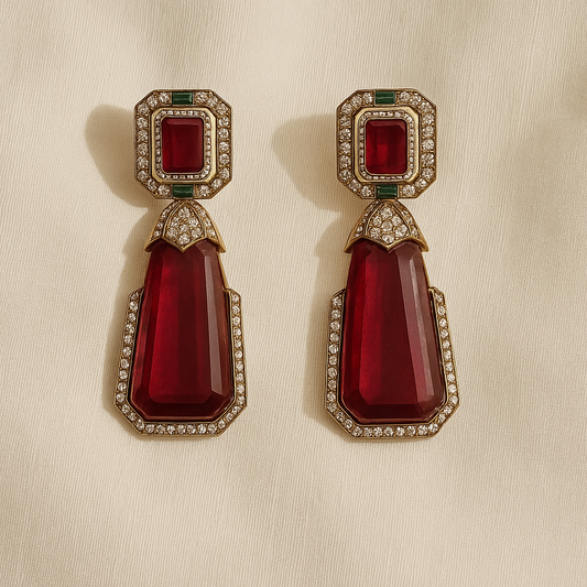 Imperial Ruby Heirloom Choker Set