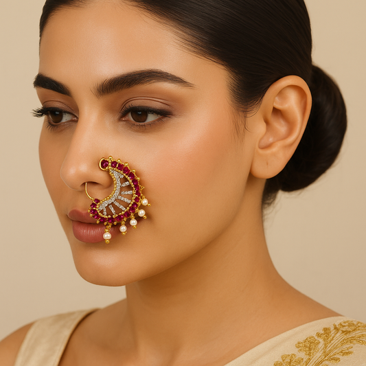 Ruby & Pearl Maharashtrian Nath