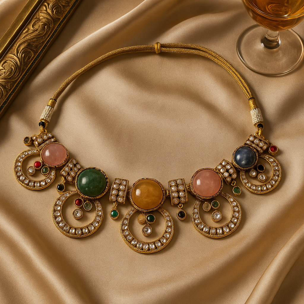 Navratna Choker Set