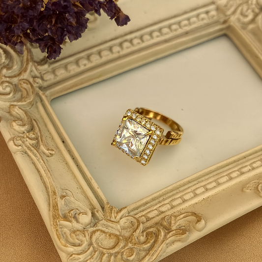 Zeenat Ruby Diamond Flip Ring