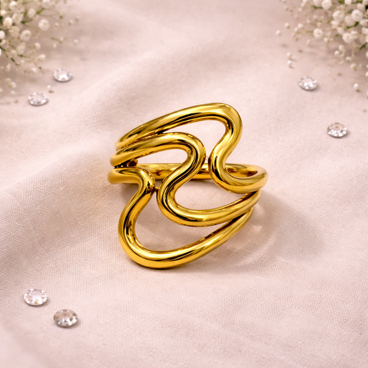 Fluid Muse Statement Ring