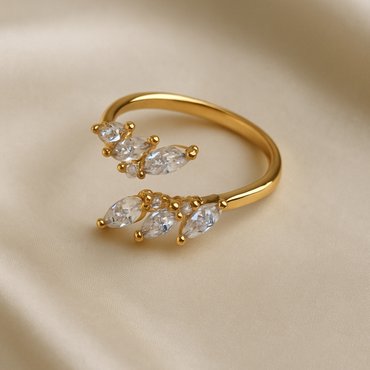 Marquise Elegance Open Ring