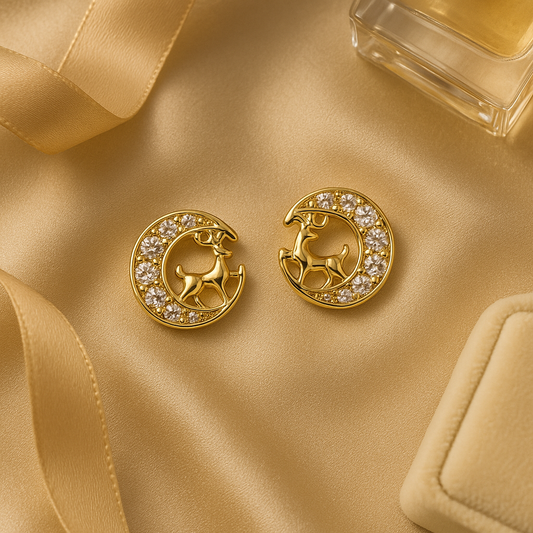 Luna Fauna Diamond Studs