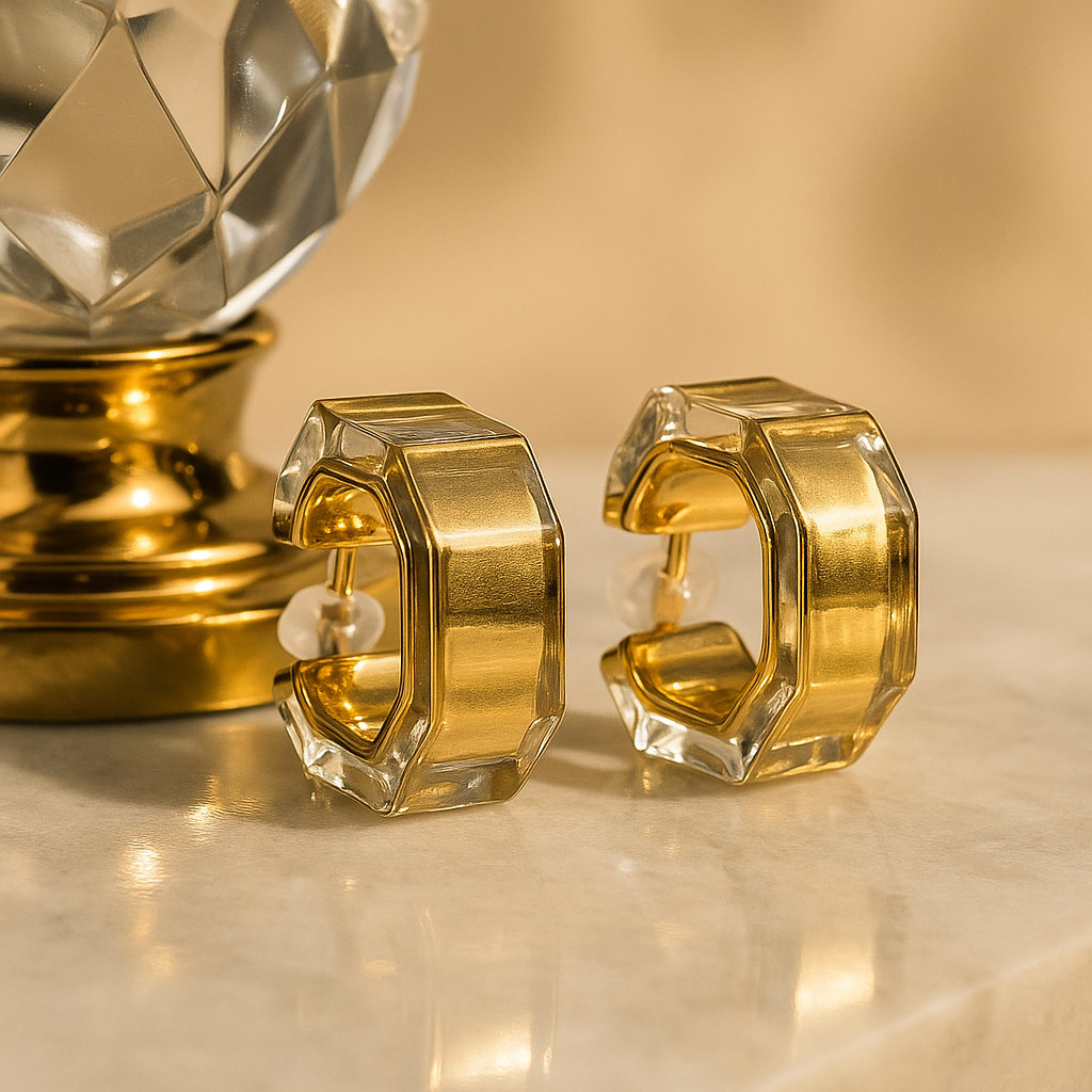 Chunky Hoop Earrings
