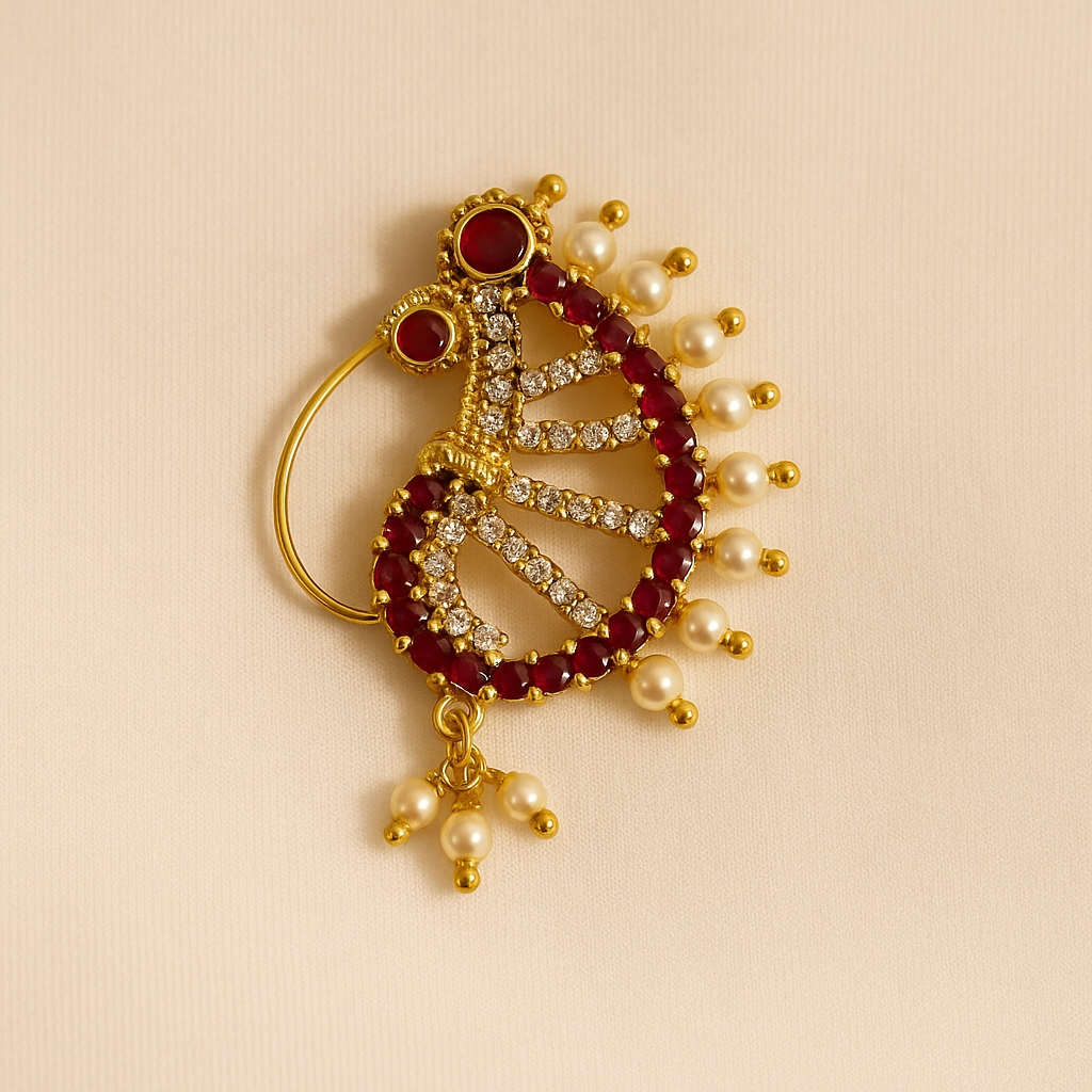 Ruby & Pearl Maharashtrian Nath