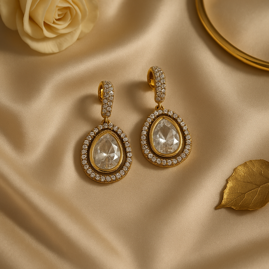 Royal Glow Kundan-Inspired Necklace & Earrings Set