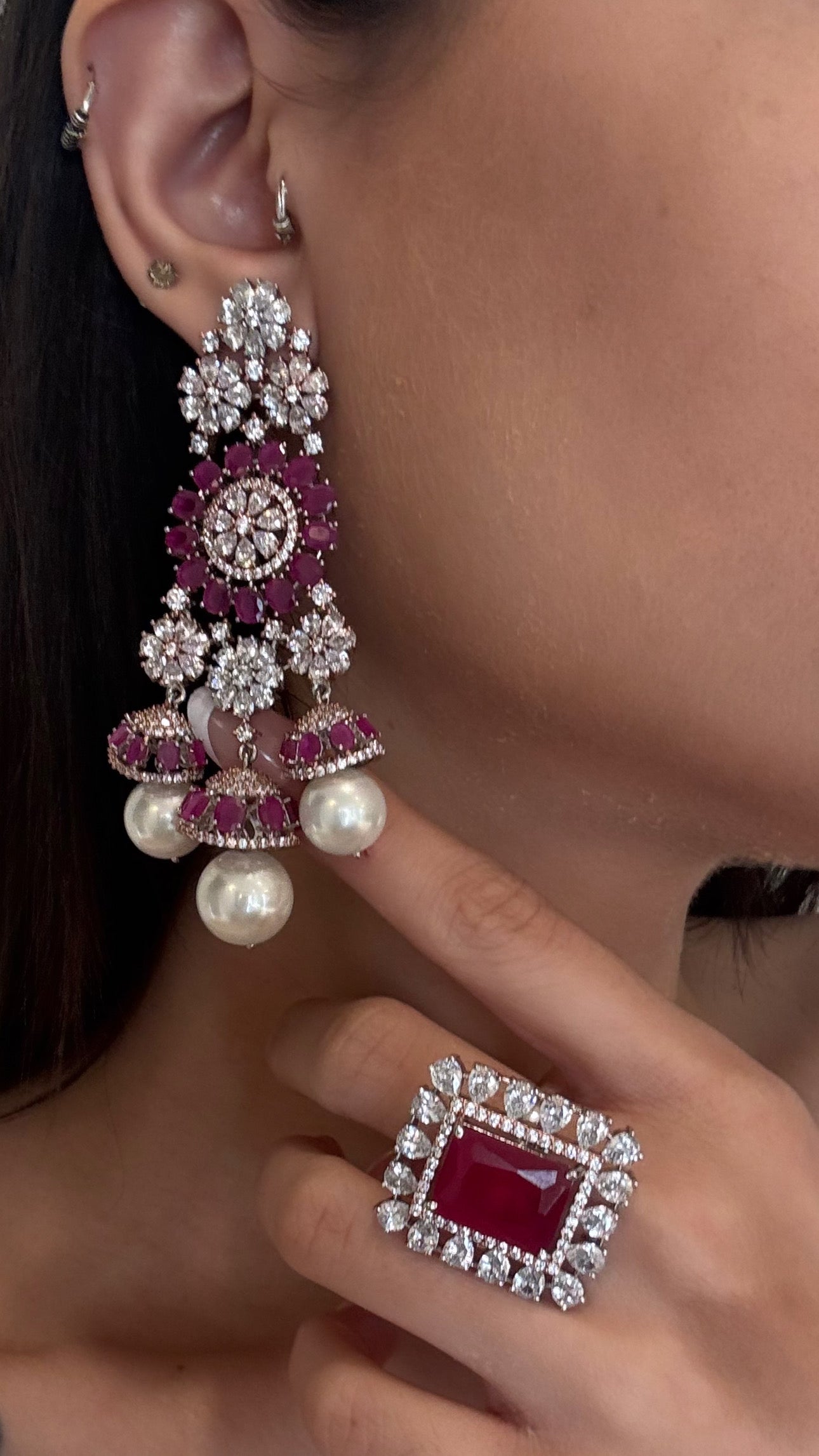 Noor-E-Ruby Danglers