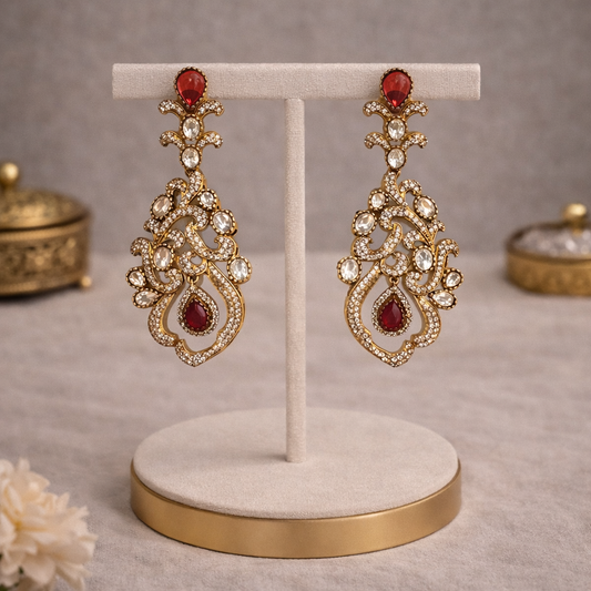 Ruby Royale Heritage Necklace Set