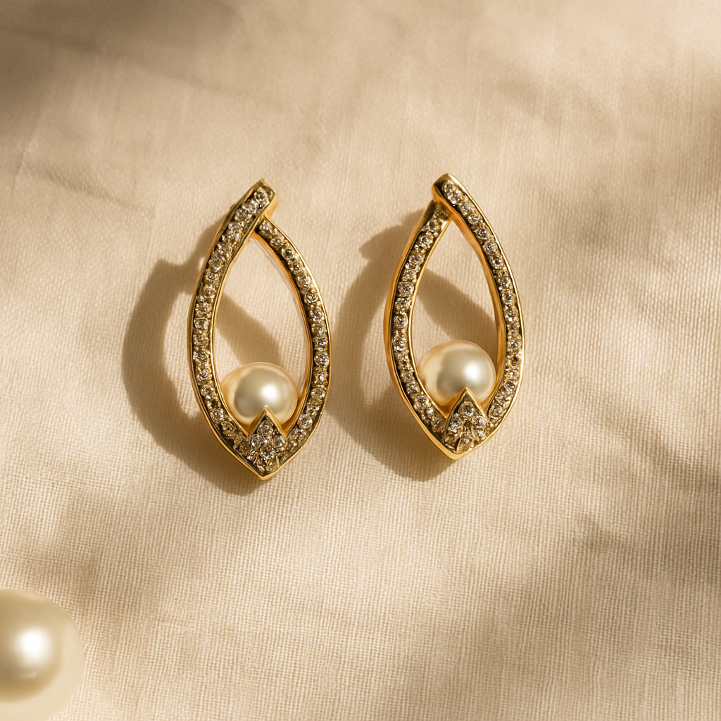 Pearl Radiance Drop Earrings