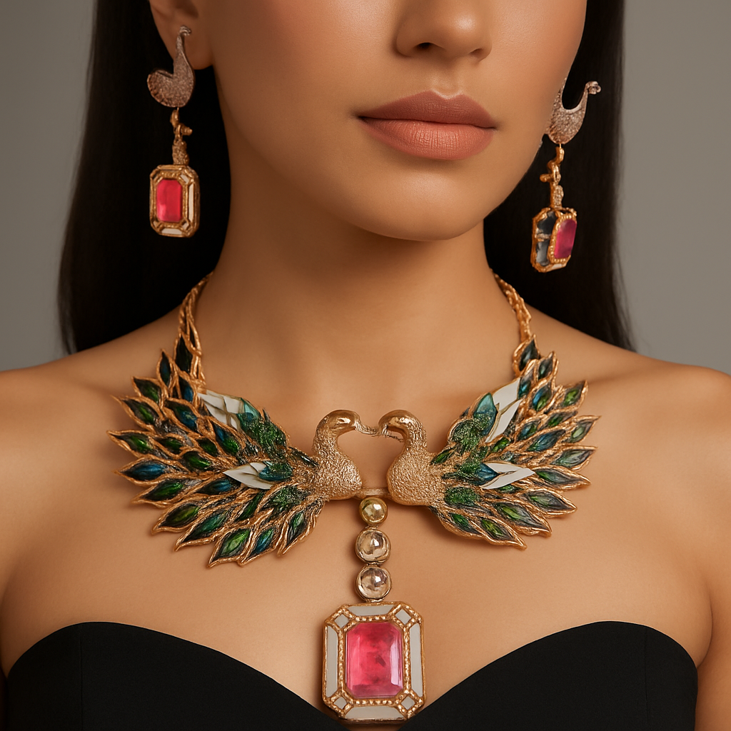 Majestic Peacock Harmony Necklace