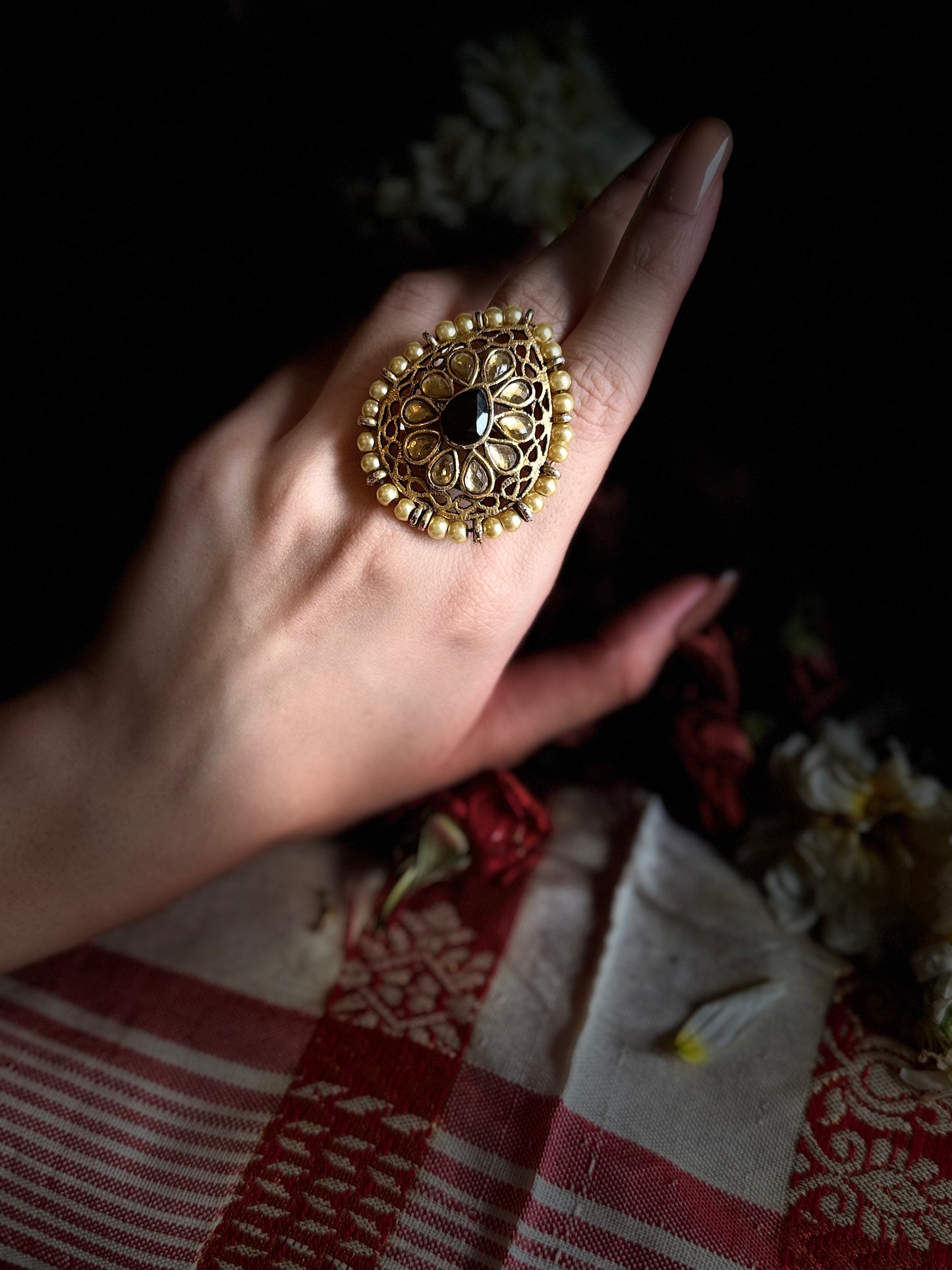 Zohra Meenakari Ring