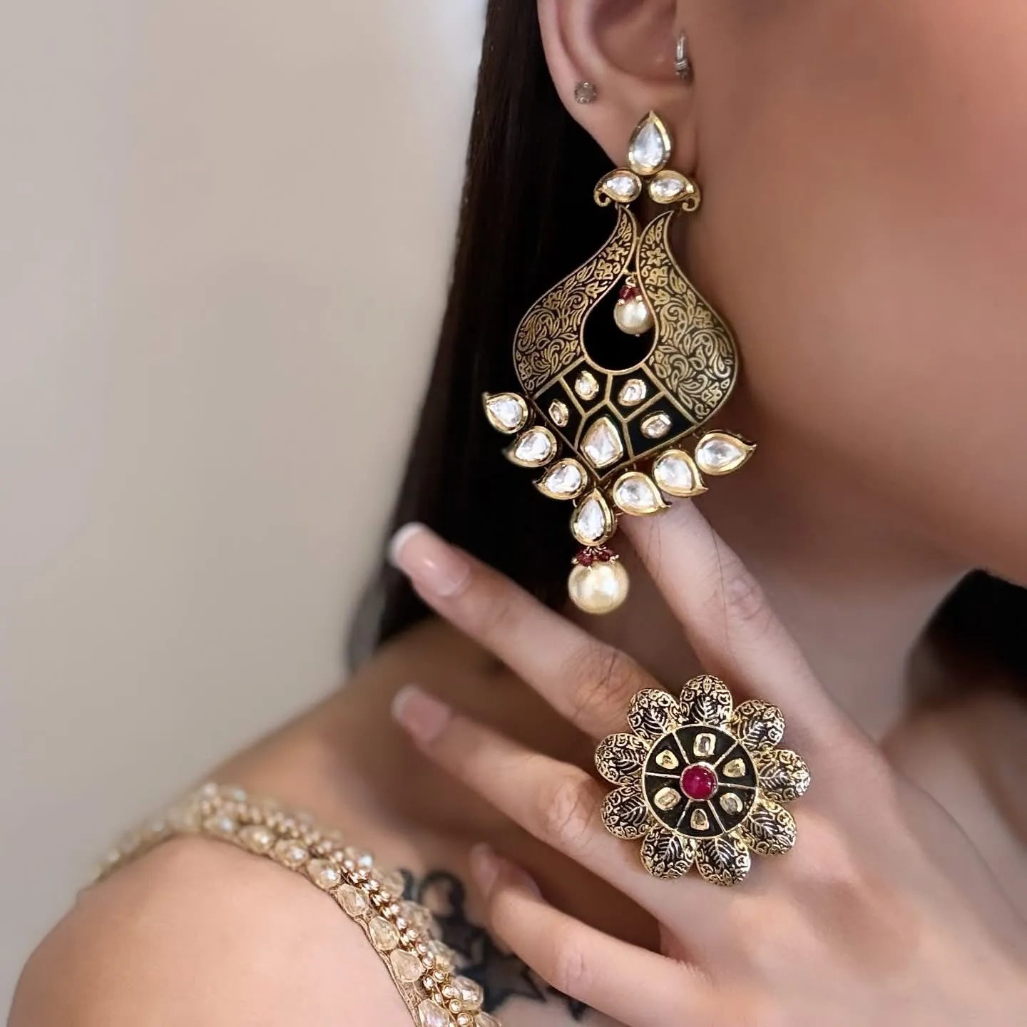 Noor-E-Meena Earrings