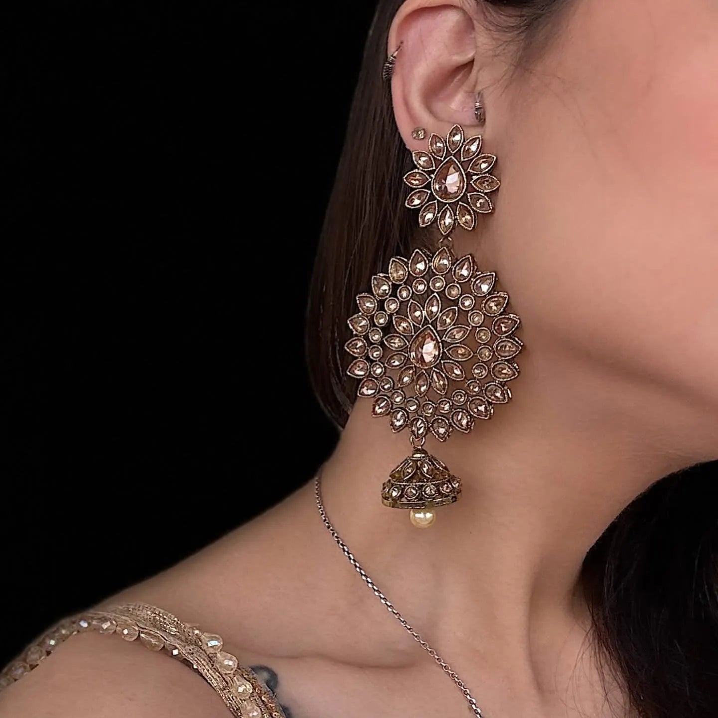 Meherbano Kundan Earrings