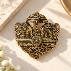 Rajvansh Royal Elephant Heritage Brooch – Classic Edition