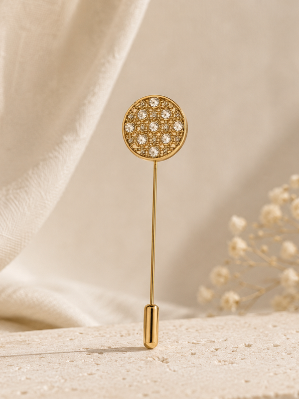 Celestial Crystal Lapel Pin