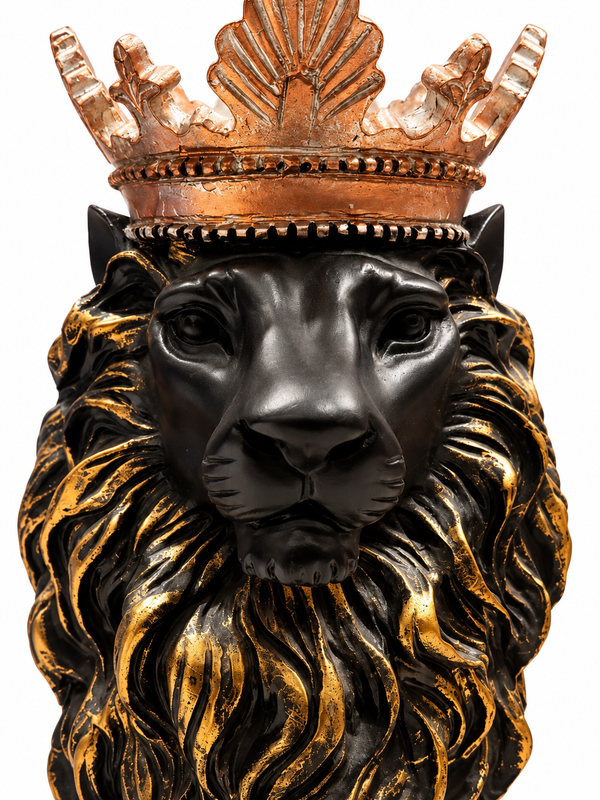 The Maharaja – Crowned Lion Sculpture