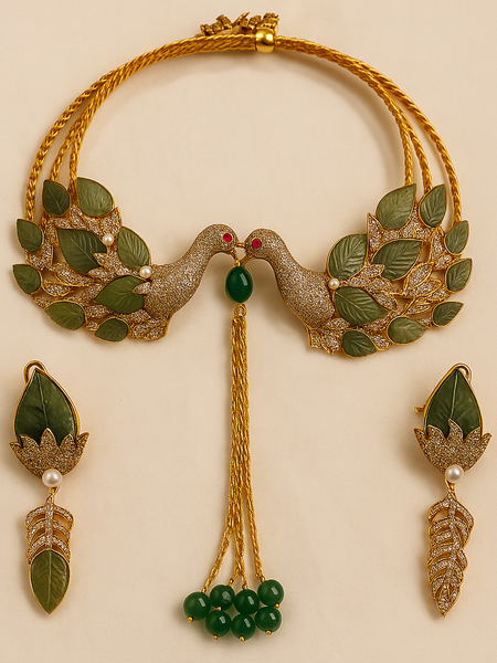 Enchanted Doves Necklace Set