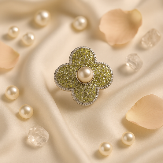 Aurelia Pearl Bloom Ring